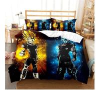 Housse de couette - Dragon Ball - Super Saiyajin - 240x260cm - Multicolore - Synthétique