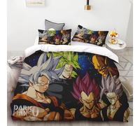 Housse De Couette Dragon Ball Super Saiyan, Ensemble De Literie, Dessin Anime, Chambre À Coucher, Maison, Enfants, Garçons, Cadeaux