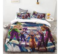 Housse De Couette Dragon Ball Super Saiyan, Ensemble De Literie, Dessin Anime, Chambre À Coucher, Maison, Enfants, Garçons, Cadeaux