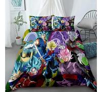 Housse De Couette Dragon Ball Z Super Saiyan Anime Son Goku Parure De Lit Twin Full Queen King Size Housse De Couette Confortable Cadeau Pour Enfants