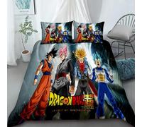 Housse De Couette Dragon Ball Z Super Saiyan Anime Son Goku Parure De Lit Twin Full Queen King Size Housse De Couette Confortable Cadeau Pour Enfants