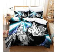 Housse de Couette Dragonball Z Goku - ZPPSHOP - 140x200cm - Multicolore - Synthétique