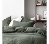 Housse de couette en gaze de coton, Tendresse Bleu de Chine