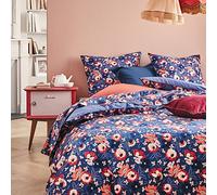 Housse de Couette en Percale de Coton, Alice, 260x240 cm, Essix