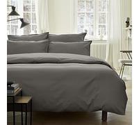 Housse de Couette en Satin de Coton, Grand Hôtel, Zinc, 240x220 cm, Essix
