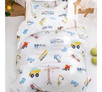Housse de couette enfant bebe 100 x 135 cm en coton avec fermeture éclair