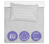 Totsy Baby Housse de Couette Enfant 100x135 cm - Coton Linge de lit pour Enfants Parure avec Housses de Couette 100 x 135 cm et taie d’Oreiller 40 x 60 cm pour bébé Lits Oeko-Tex