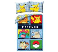 Housse de couette enfants - Pokémon - Ready for Battle - 140x200 cm - 70x90 cm - 100% coton