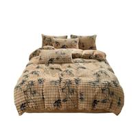 Housse de Couette,Ensemble de literie Chaud et Moelleux avec Couette à Bulles pour l'hiver, kit 3 pièces épais à Motifs de Dessins animés pour la Maison et Les dortoirs