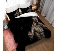 Housse De Couette Et 2 Taies D'oreiller Assorties Ste-X Kung Fu Bruce Lee, Coton