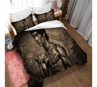 Housse De Couette Et 2 Taies D'oreiller Assorties Ste-X Kung Fu Bruce Lee, Coton