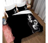 Housse De Couette Et 2 Taies D'oreiller Assorties Ste-X Kung Fu Bruce Lee, Coton