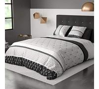 Housse de Couette et taie d'oreiller 100% Coton 57 Fils Casta - 240 x 260 cm