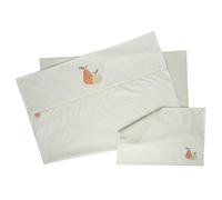 Housse de couette et taie d'oreiller coton - SAUTHON - Botanica - Vert - Rectangulaire - Enfant