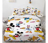 Housse De Couette Et Taie D'oreiller Mickey Home, Parure De Lit, Housse De Couette, Dessin Anime, Cadeau, Decoration De Chambre, Mignon