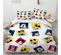 Housse De Couette Et Taie D'oreiller Mickey Home, Parure De Lit, Housse De Couette, Dessin Anime, Cadeau, Decoration De Chambre, Mignon