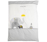 Sauthon Housse de couette et taie Babyfan Coton Gris 100x135 40x60