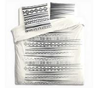Housse de couette Ethnik noir & blanc 260 x 240 cm
