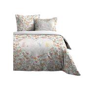 Housse de Couette Fleurette, Thème Floral, Multicolore, Adulte, 240x220cm, 2 Personnes, 100% Coton, Oeko-tex