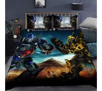 Housse De Couette G1 Pour Voiture, Motif Robot De Dessin Anime 3d, T-Transformers, Impression Numérique, Decoration D'intérieur Pour Jeunes, Cadeau Pour Garcon S