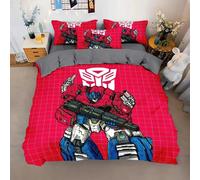 Housse De Couette G1 Pour Voiture, Motif Robot De Dessin Anime 3d, T-Transformers, Impression Numérique, Decoration D'intérieur Pour Jeunes, Cadeau Pour Garcon S