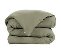 Housse de Couette Gaze de Coton 240 x 220 cm Gaia Romarin