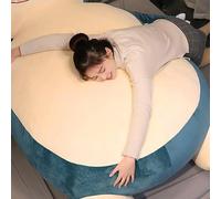 Housse de couette géante de pouf (sans rembourrage) - Grande taille 150 x 200 cm - Motif animal - Pour enfants, amis, cadeaux d'anniversaire (Smile, 200 cm)