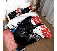 Housse De Couette Godzilla Vs King Kong En Coton Doux Pour La Peau, Dortoir Étudiant, Simple, Nu, Maison, Double