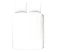 Housse de couette - GOOD MORNING - 1-personne - 100% coton - 140x220 cm - Blanc