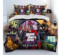Housse De Couette Grand Theft Auto 3d Exquis Jeu Gta Impression Numérique Parure De Lit Couette Lit Jeunesse Decoration Maison Enfants Garcon S Cadeau