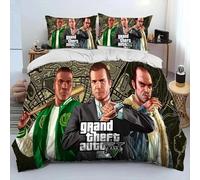 Housse De Couette Grand Theft Auto 3d Exquis Jeu Gta Impression Numérique Parure De Lit Couette Lit Jeunesse Decoration Maison Enfants Garcon S Cadeau