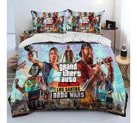 Housse De Couette Grand Theft Auto 3d Exquis Jeu Gta Impression Numérique Parure De Lit Couette Lit Jeunesse Decoration Maison Enfants Garcon S Cadeau