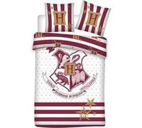 Housse de couette Harry Potter Gold, Bordeaux/Or, Enfant, 140x200cm, 1 personne, 100% Coton Bio Multicolors G