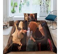 Housse De Couette Hôtel Transylvanie 3d Exquis Dessin Anime Anime Impression Numérique Ensemble De Literie Couette Lit Jeunesse Decoration De La Maison Garcon S Cadeau