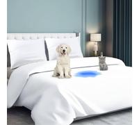 Housse de Couette imperméable, Lavable et réutilisable, Respirante, Blanche, pour Incontinence, avec Fermeture éclair, livrée avec Deux taies d'oreiller, 48 x 74 cm