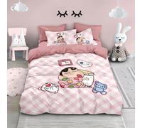 Housse De Couette Imprimee 3d Pour Filles Melody Cover Housse De Couette Taie D'oreiller 2-3 Pieces Ensembles De Literie Kuromi Mignons Doux Respirant Et Confortable
