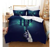 Housse De Couette Imprimee Dessin Anime 3 Pieces Warner Bros. Harry Potter, Literie Confortable, Respirante, Super Douce, Différentes Tailles, Adaptée À La Decoration De La Chambre