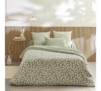 Housse de Couette imprimée en Lyocell, Emma, 240 x 220cm, Origin, Vert Kaki