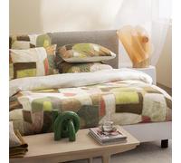 Housse de Couette imprimée en Percale de Coton, Clay Collage, 260 x 240 cm, Designers Guild