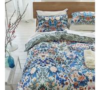 Housse de Couette imprimée en Percale de Coton, Ikebana Damask, 240x220 cm, Designers Guild