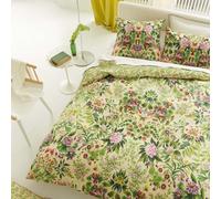 Housse de Couette imprimée en Percale de Coton, Ikebana Damask, 260 x 240 cm, Designers Guild