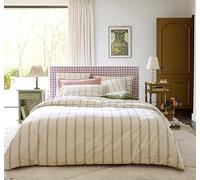 Housse de Couette imprimée en Percale de Coton, Jardin Secret, 260 x 240 cm, ESSIX, Blanc