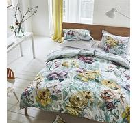 Housse de Couette imprimée en Percale de Coton, Tapestry Flower, 240x220 cm, Designers Guild