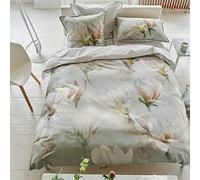 Housse de Couette imprimée en Satin de Coton, Yulan Magnolia, 260x240 cm, Designers Guild