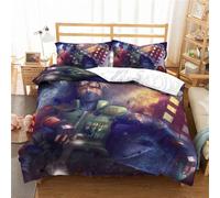 Housse De Couette Japon Anime Naruto Taie D'oreiller Literie Anti-Acarien Doux 15% Coton + 85% Microfibre