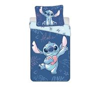 Housse de couette - JERRY FABRICS - Lilo et Stitch - 140x200 cm - 70x90 cm - 100% coton