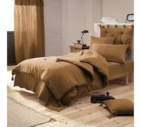 Housse de Couette L’Effet Papillon - Housse Couette Gaze de Coton 74 Fils/cm² [ Housses de couettes ] (Camel, 140x200 cm)