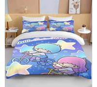 Housse De Couette Lala Kiki Little Twin Stars, Taie D'oreiller, Parure De Lit Pour Garcon Et Fille, Decoration De Chambre, Cadeau Pour Enfant, Taille Simple Ou Double