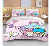 Housse De Couette Lala Kiki Little Twin Stars, Taie D'oreiller, Parure De Lit Pour Garcon Et Fille, Decoration De Chambre, Cadeau Pour Enfant, Taille Simple Ou Double