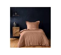 Douceur d'Intérieur – Housse de couette – Lina – 100% coton – 140 x 200 cm – Blush